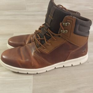 Timberland Graydon Sneaker Mens Sz 9.5 Defender Repellent Systems Nubuck Leather